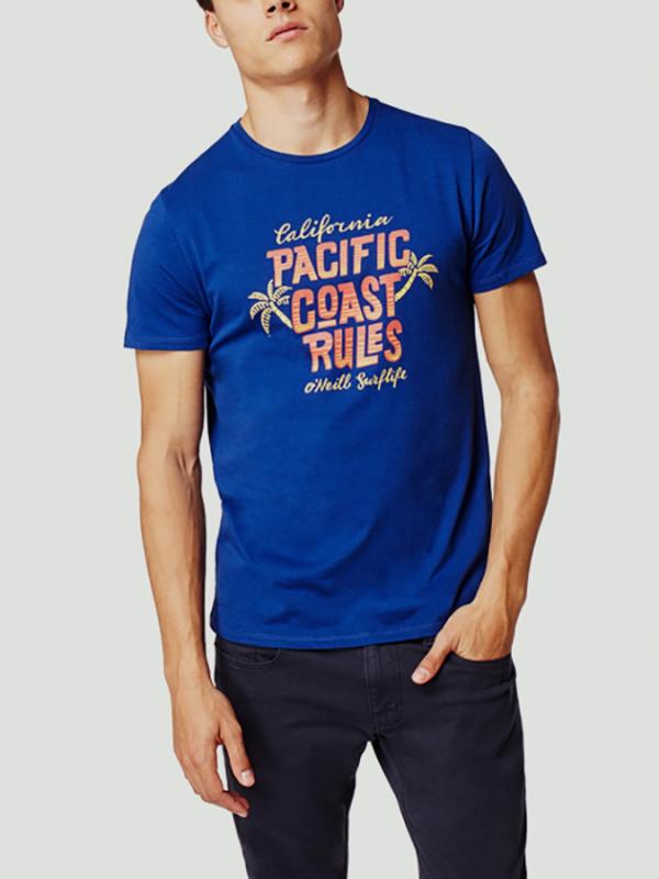 Tričko O´Neill LM PACIFIC COAST T-SHIRT Modrá