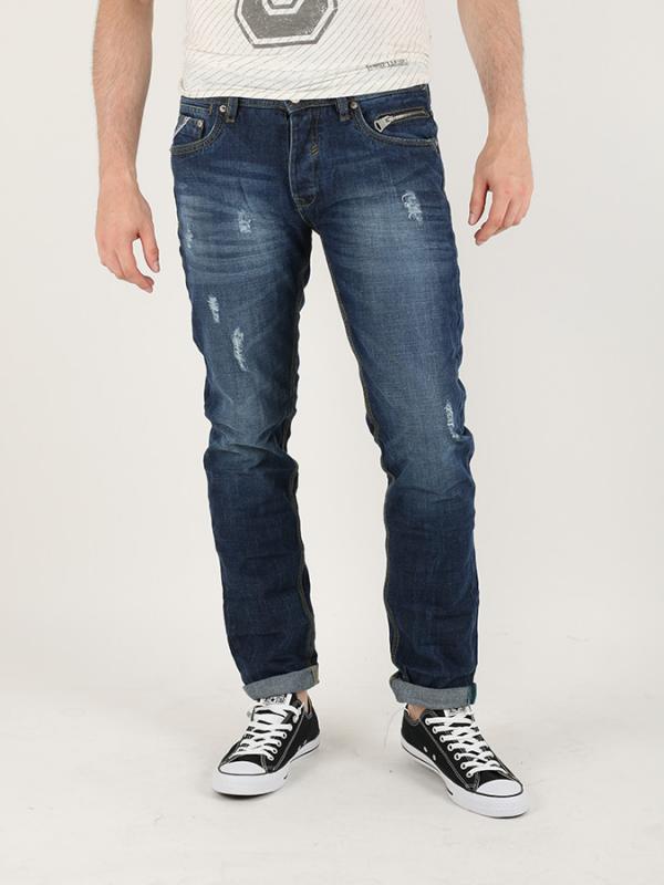 Džíny Alcott WAIST SMALL BELT Modrá