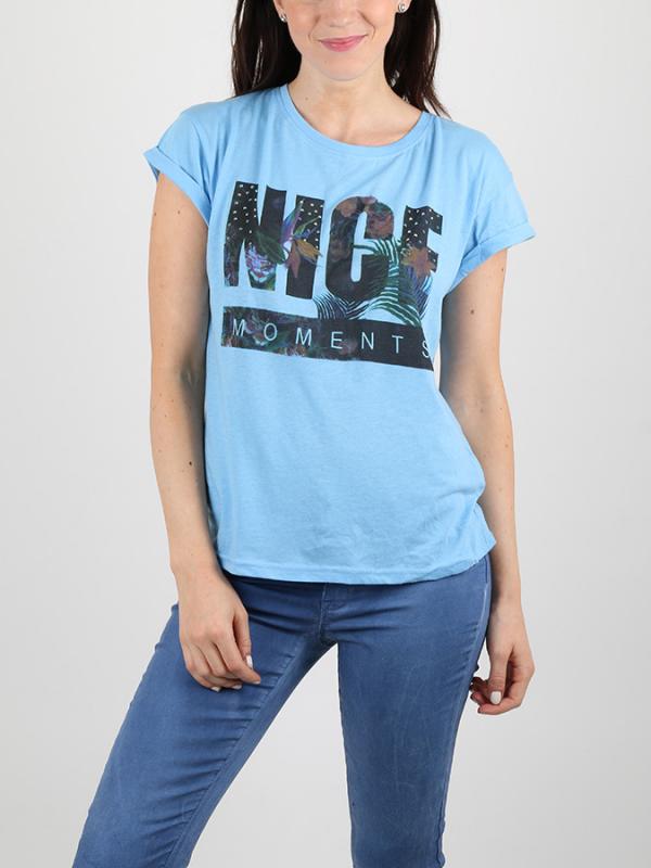 Tričko Alcott T SHIRT PRINTED Modrá
