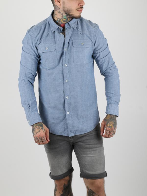 Košile Alcott JACQUARD SHIRT Modrá