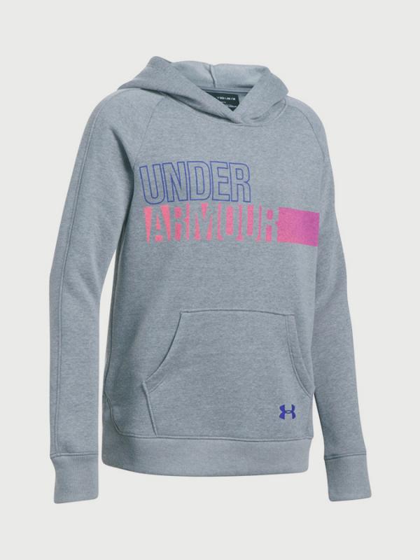 Mikina Under Armour Favorite Fleece Hoody Šedá