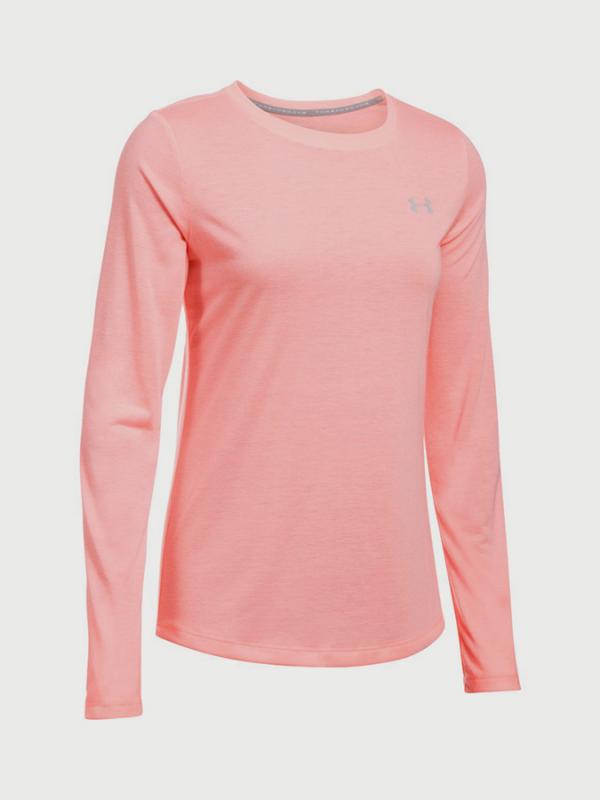 Tričko Under Armour Threadborne Train LS Twist Růžová