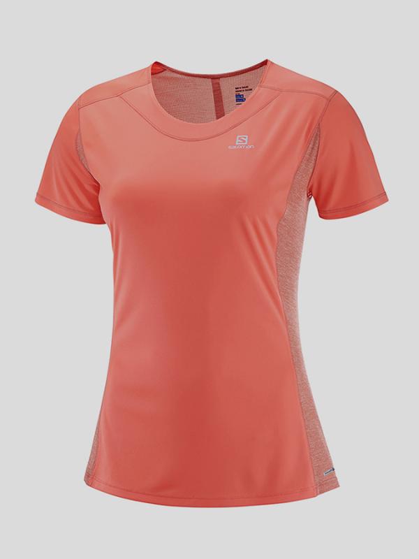 Tričko Salomon AGILE SS TEE W Oranžová