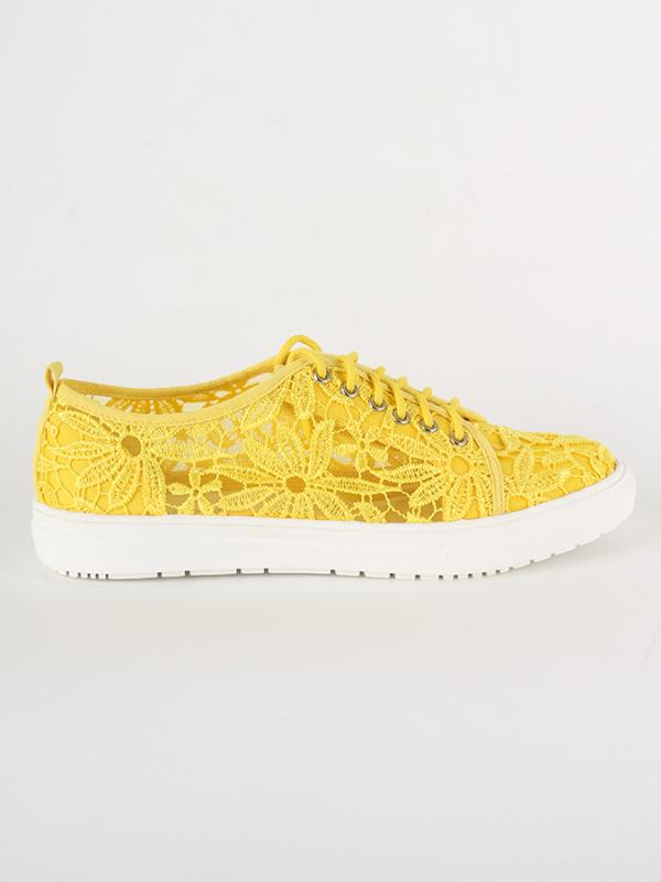 Boty Primadonna CALZATURA SNEAKERS MACRAME GIAL Žlutá