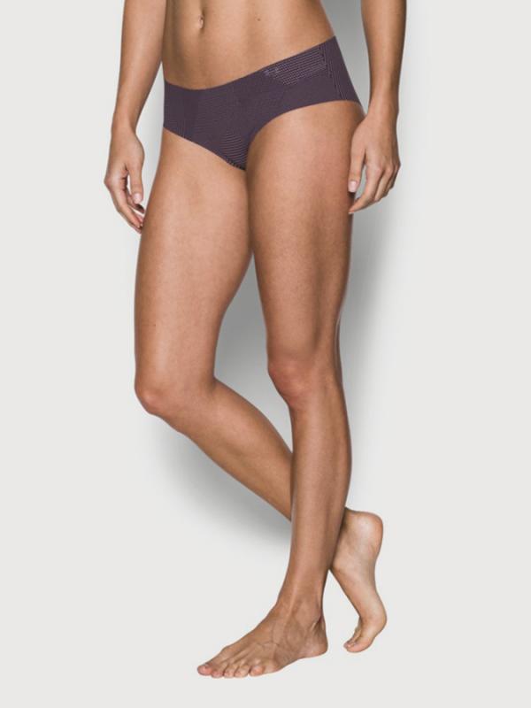 Kalhotky Under Armour Pure Stretch Hipster Fialová