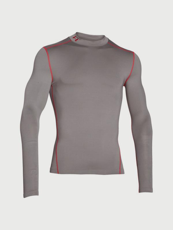Tričko Under Armour Cg Armour Mock Šedá