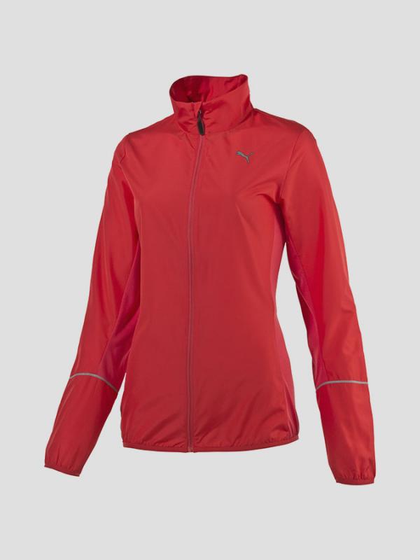 Bunda Puma PE_Running_Wind Jkt W Červená