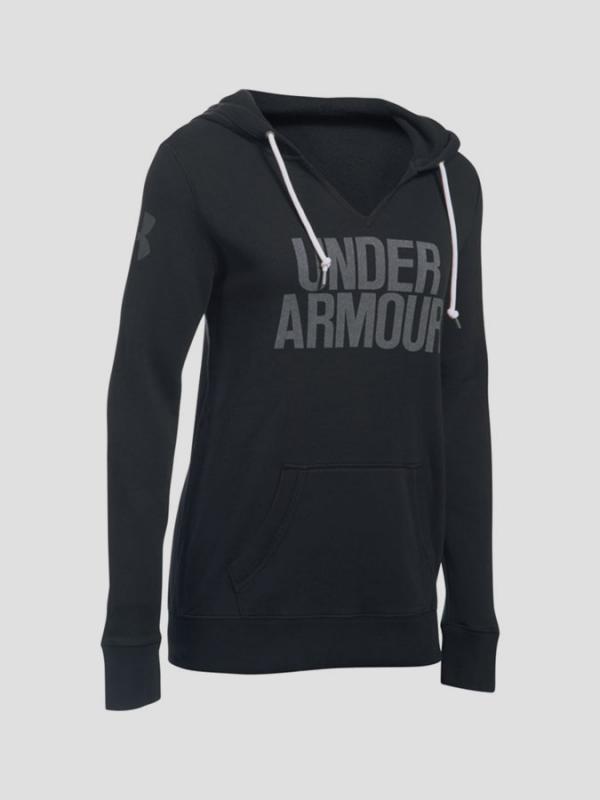 Mikina Under Armour Favorite Fleece WM Popover Černá