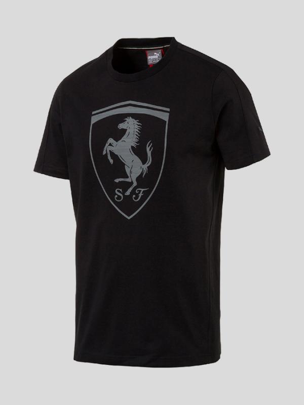 Tričko Puma Ferrari Big Shield Tee Černá