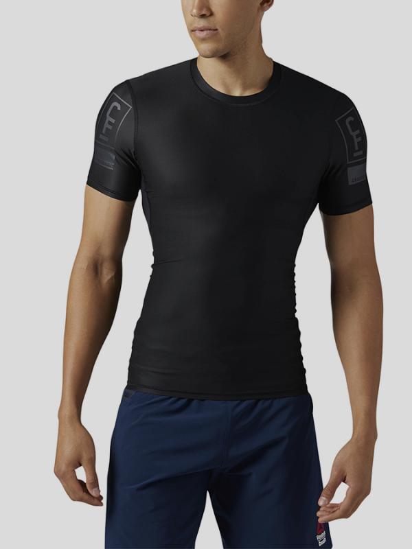 Kompresní tričko Reebok RC COMPRESSION TEE Černá
