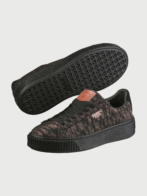 Boty Puma Basket Platform Vr Wn S B Černá