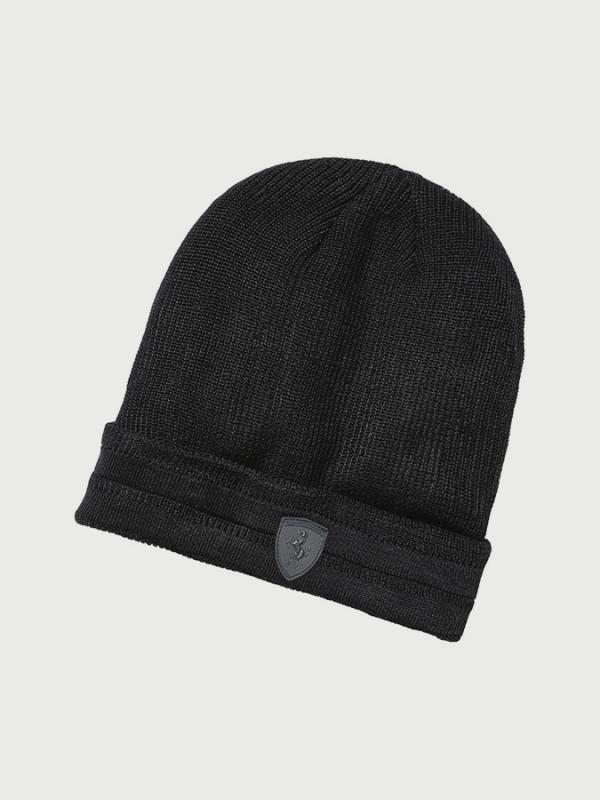 Čepice Puma Ferrari Lifestyle Beanie Black Černá
