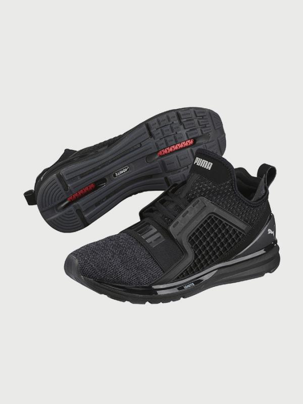 Boty Puma IGNITE Limitless Knit Černá