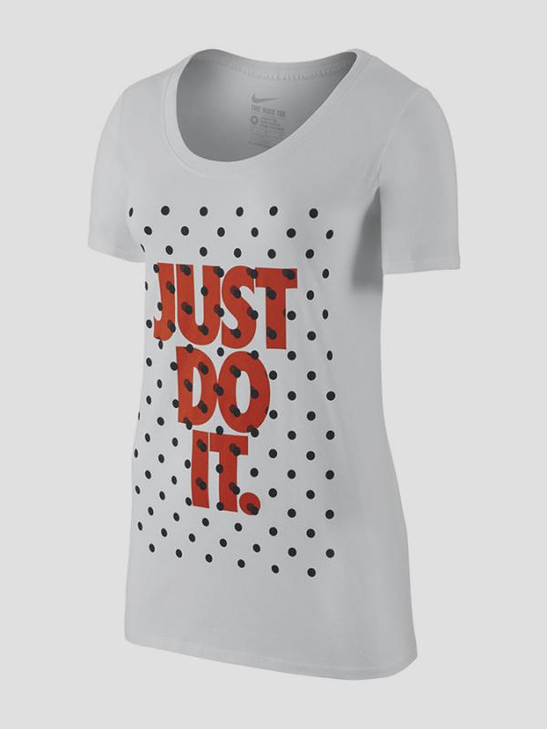 Tričko Nike TEE-BF SHADOW DOT JDI Bílá