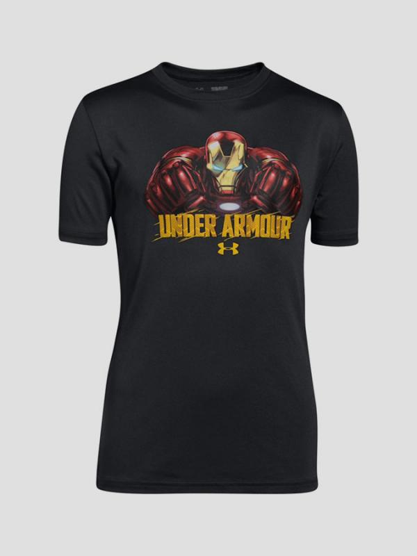 Tričko Under Armour Iron Man SS T Černá