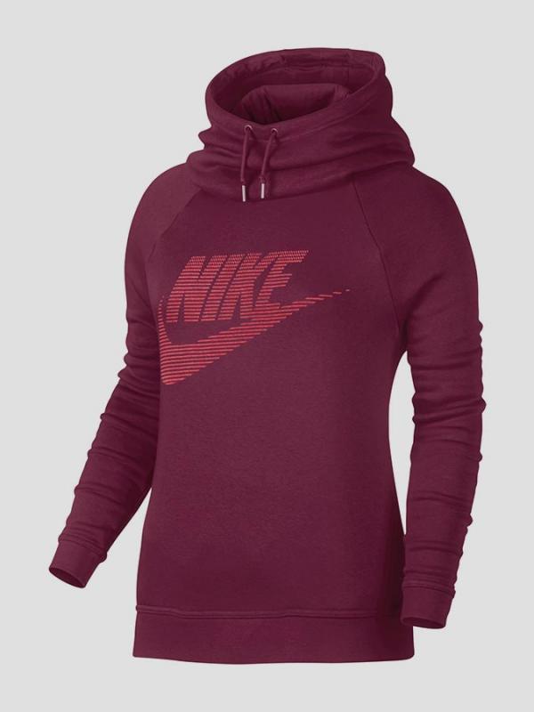 Mikina Nike W NSW RALLY FNL GX1 Červená
