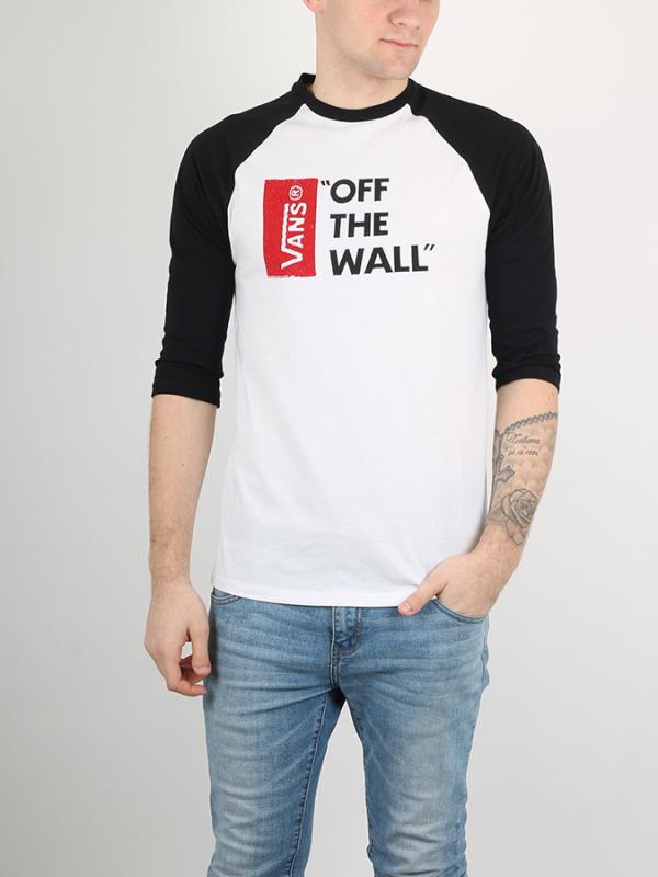 Tričko Vans Mn Off The Wall White-Black Bílá