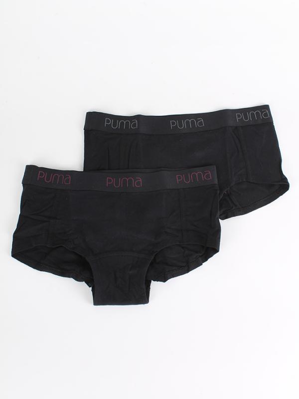 Kalhotky Puma BASIC MINI SHORT 2Pack Černá