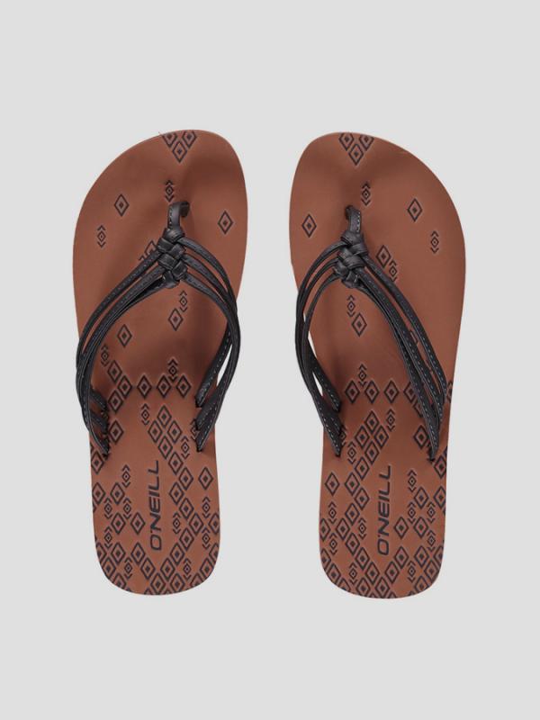 Žabky O´Neill FW 3 STRAP DITSY FLIP FLOP Hnědá