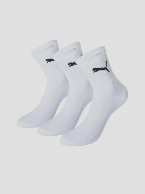 Ponožky Puma SHORT CREW 3Pack UNISEX Bílá