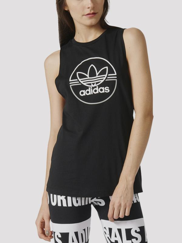 Tílko adidas Originals TANK TOP Černá