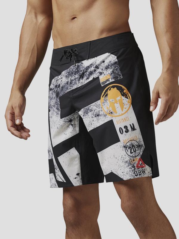 Kraťasy Reebok SPTN SHORT BLACK Barevná
