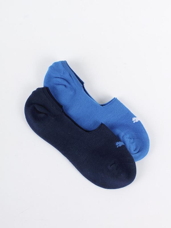 Ponožky Puma FOOTIE 2 Pack UNISEX blue Barevná