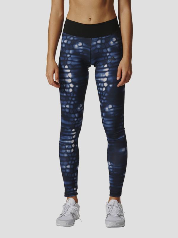 Legíny adidas Performance LONG TIGHTQ1AOP Modrá