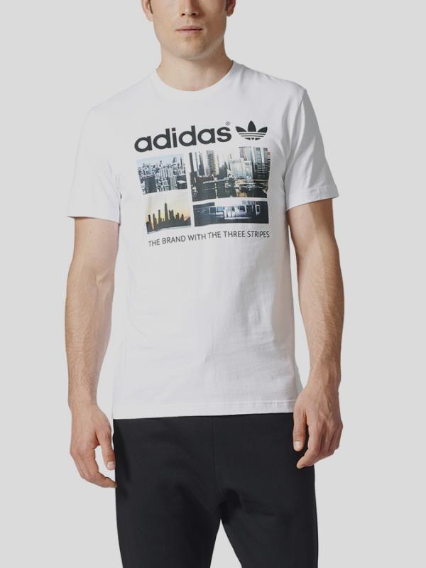 Tričko adidas Originals PHOTO 1 Bílá
