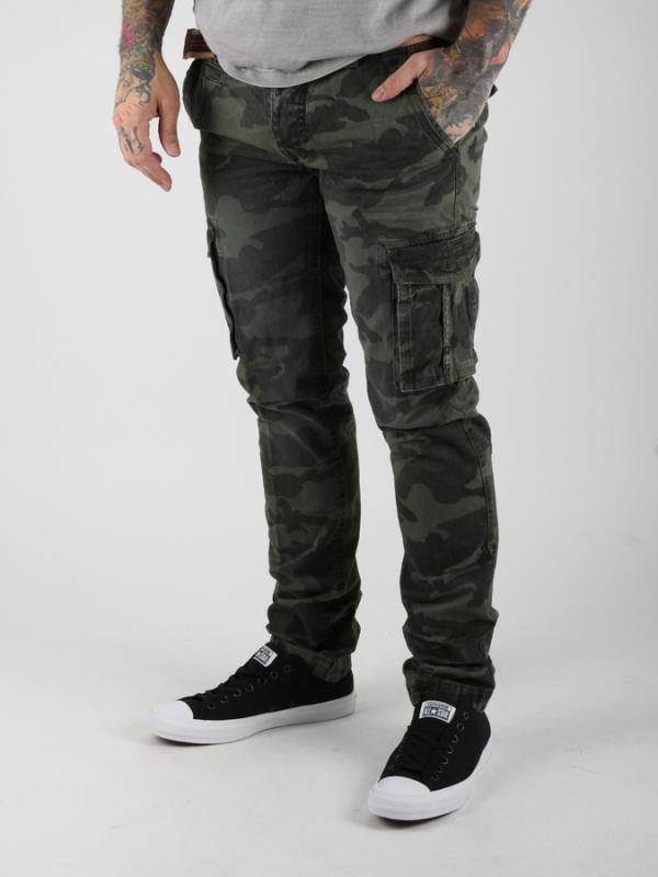 Kalhoty Alcott CARGO BASIC PANT Zelená