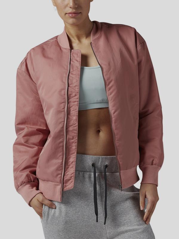 Bunda Reebok FAVORITE BOMBER JACKET Růžová