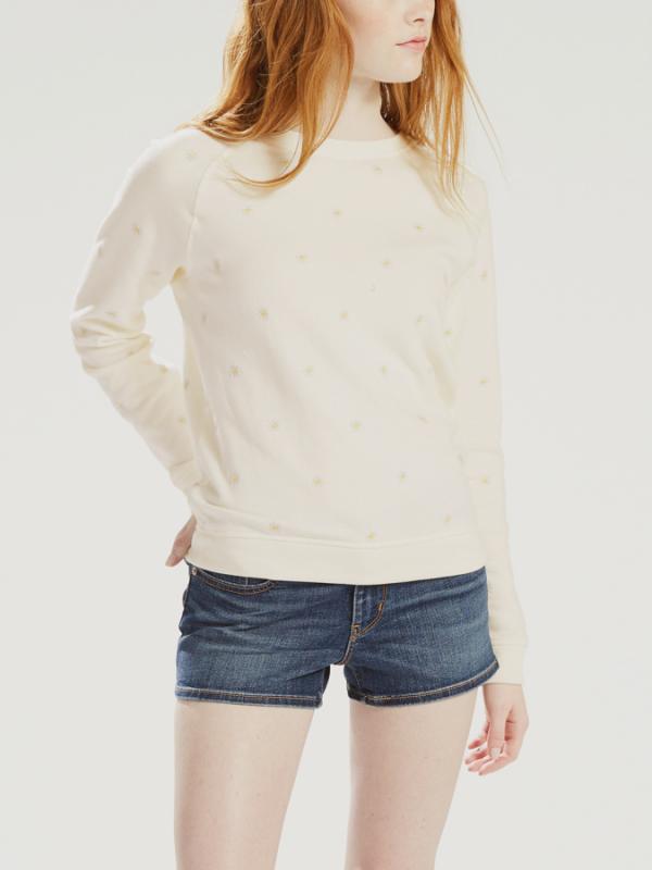 Svetr LEVI'S CLASSIC CREW SWEATSHIRT ALL OVER FLORAL Barevná