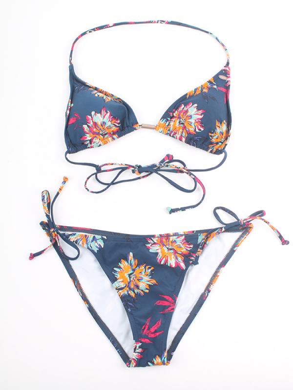 Bikiny O´Neill PW CROSSTRAP TRIANGLE BIKINI Modrá