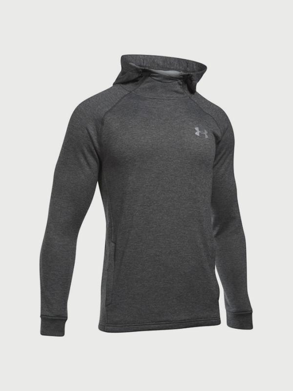 Mikina Under Armour Tech Terry Fitted PO Hoodie Šedá