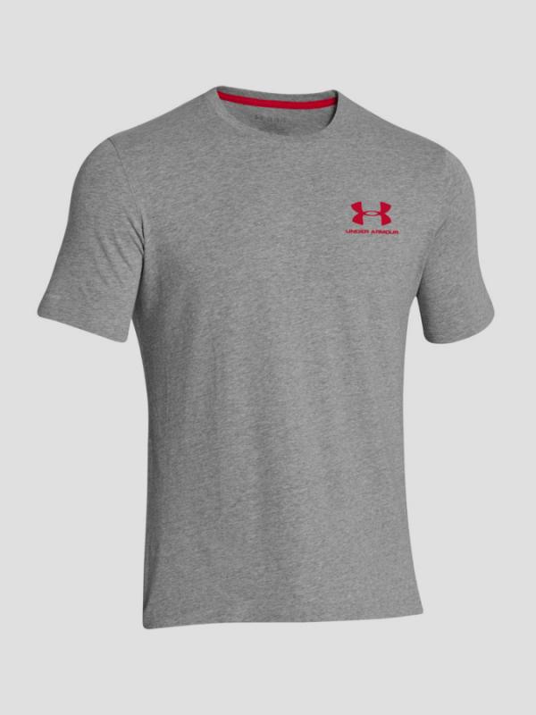 Tričko Under Armour CC Left Chest Lockup Šedá