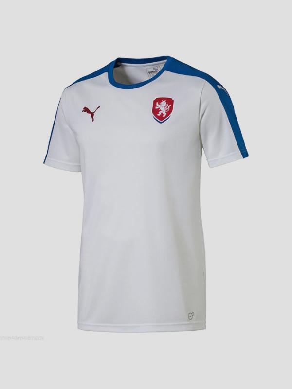 Dres Puma Czech Republic Away Replica B2B Shirt wh Bílá