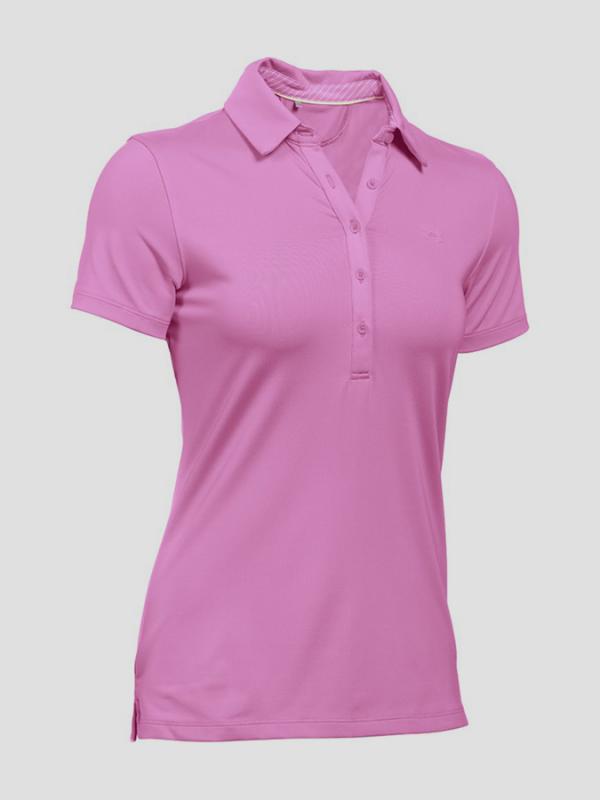 Tričko Under Armour Heatgear Zinger SS Polo Růžová