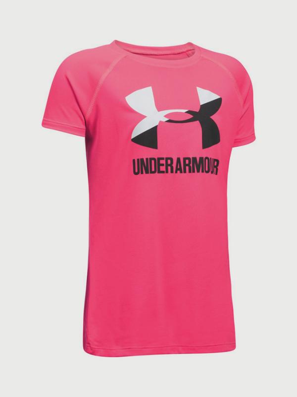 Tričko Under Armour Solid Big Logo SS T Růžová