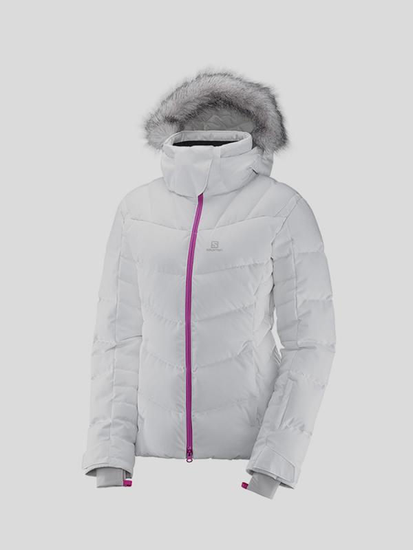 Bunda Salomon ICETOWN JKT W Bílá