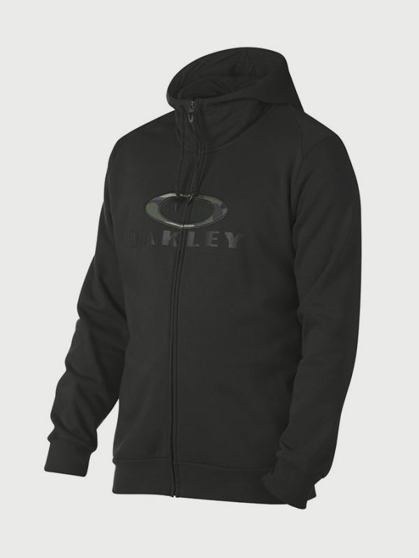 Mikina Oakley Combat FZ Hoodie Blackout Černá