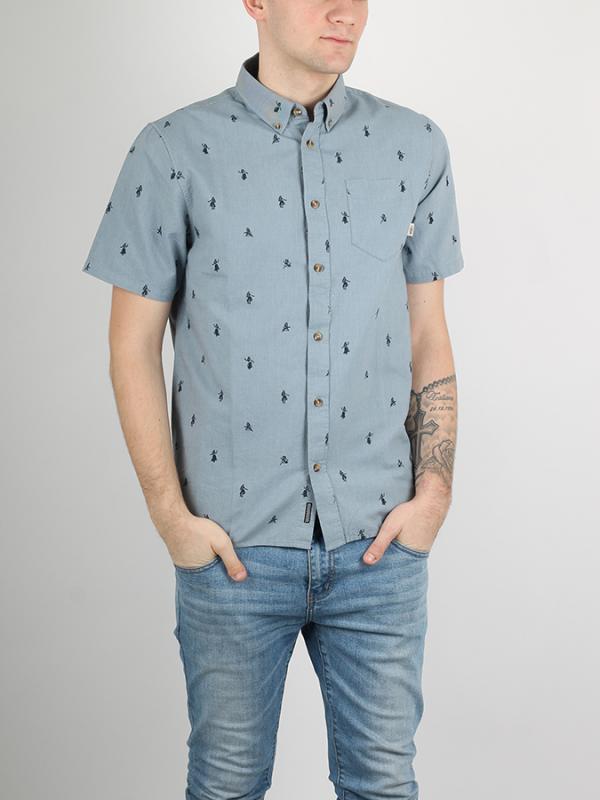 Košile Vans Mn Houser SS Blue Mirage Hul Modrá