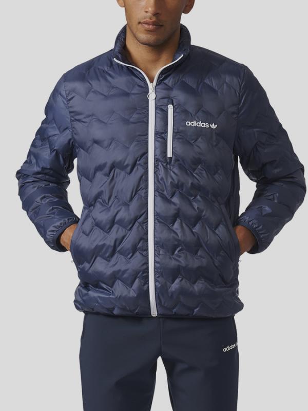 Bunda adidas Originals SERRATED JACKET Modrá
