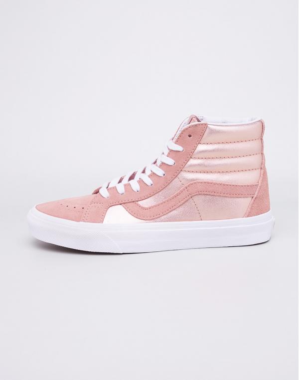 Sneakers - tenisky Vans Sk8-Hi Reissue (2-Tone Metallic) Mahagony Rose / True White