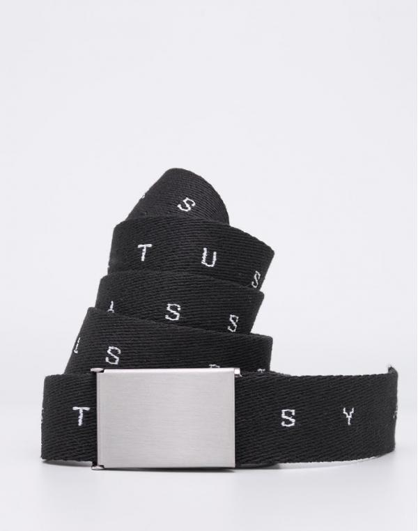 Pásek Stussy Small Web Black