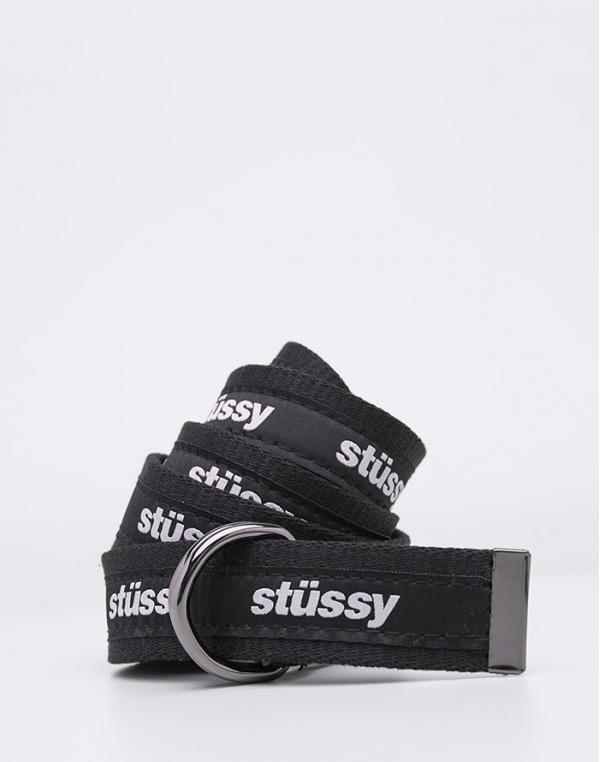 Pásek Stussy Taped D-Ring Black