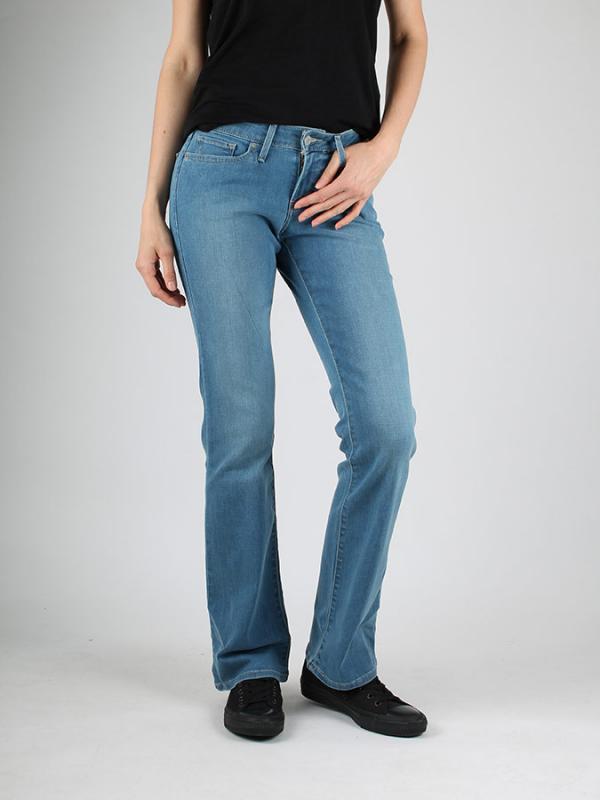 Džíny LEVI'S 815 CURVY BOOTCUT Modrá