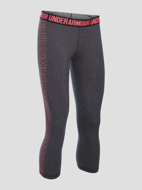 Legíny Under Armour Favorite Capri - Graphic Šedá