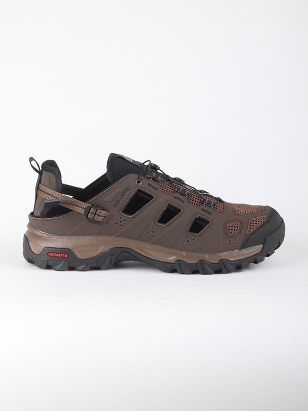 Boty Salomon EVASION CABRIO ABSOLUTE BROWN-X/BURRO/BK Hnědá