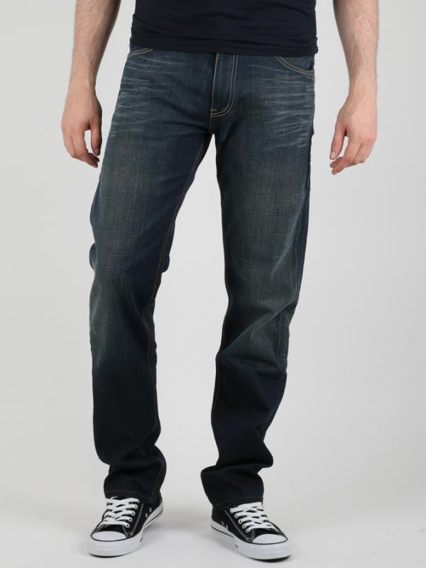 Džíny LEVI'S 504 REGULAR STRAIGHT BLACK DRIFT Černá