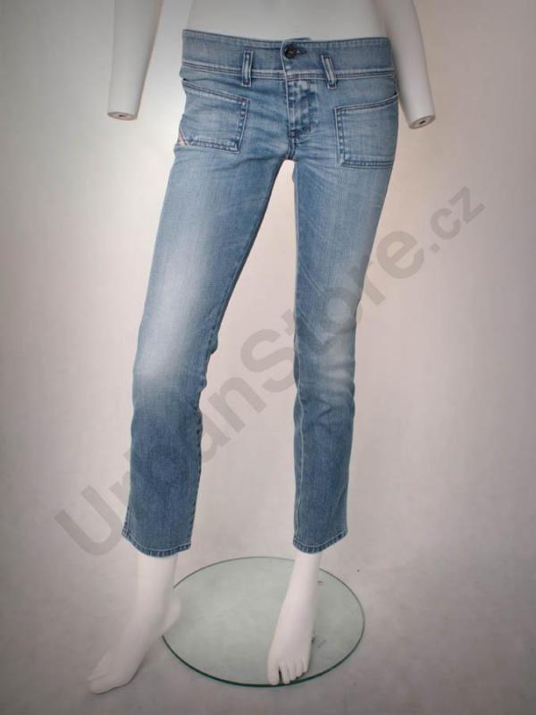 Džíny Diesel HUSHY L.32 PANTALONI Modrá